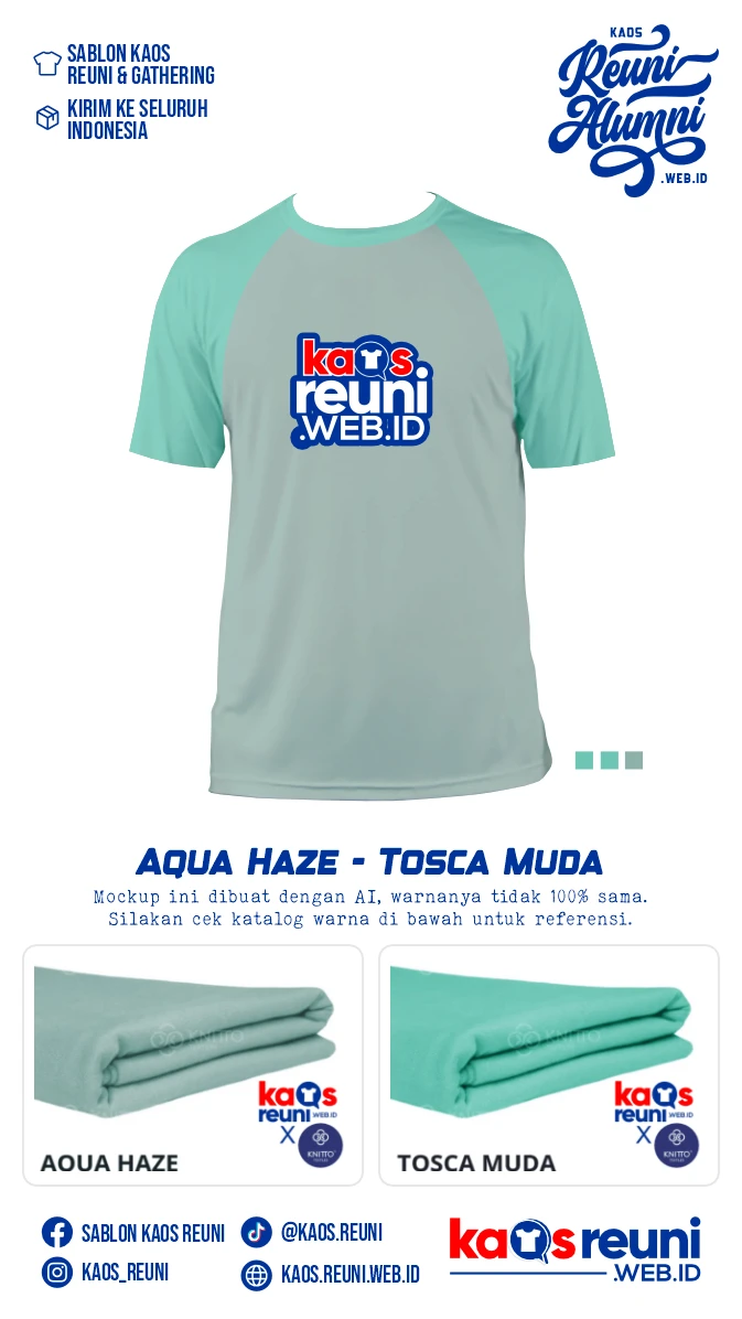 Aqua Haze Tosca Muda Warna Kain Kaos Reuni Gathering (2)