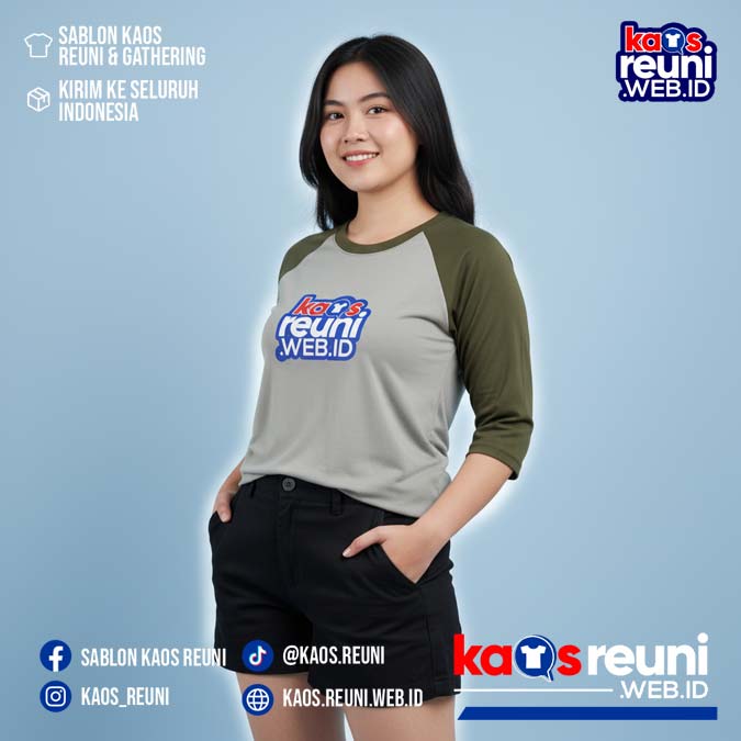Army Green   Sage Green   Warna Kain Kaos Reuni Gathering (2)