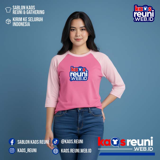 Bubblegum Pink   Baby Pink   Warna Kain Kaos Reuni Gathering (6)