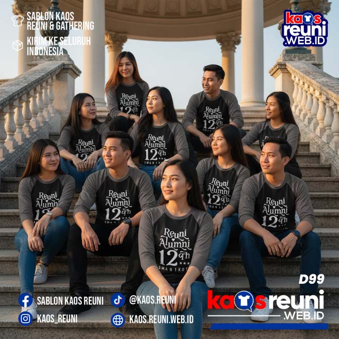 Desain Kaos Reuni 12 Tahun (2)