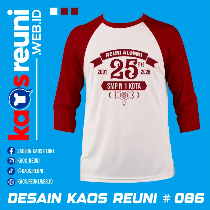 Desain Kaos Reuni 25 Tahun (1)