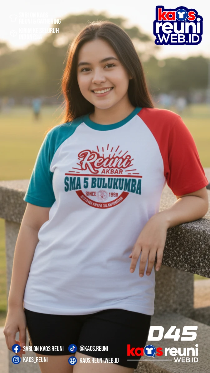 Codesign : 45 | Desain Kaos Reuni Akbar SMA 5