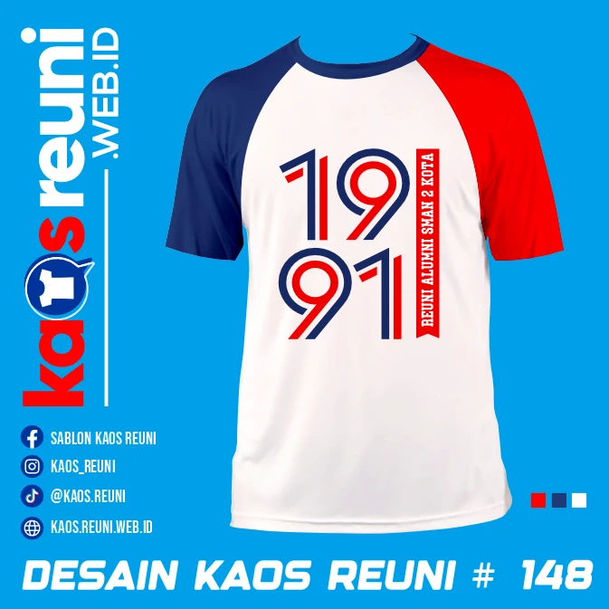 Desain Kaos Reuni Alumni Angkatan 1991 (1)