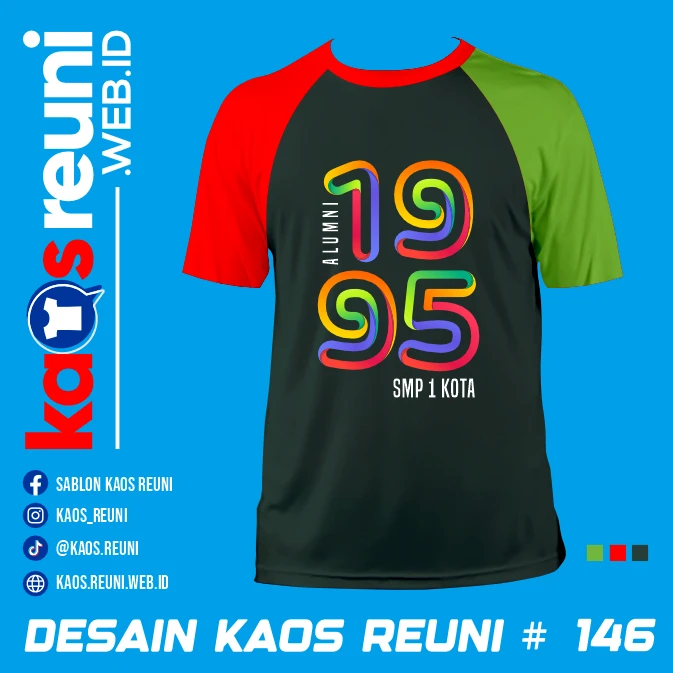 Desain Kaos Reuni Alumni Angkatan 1995 (1)