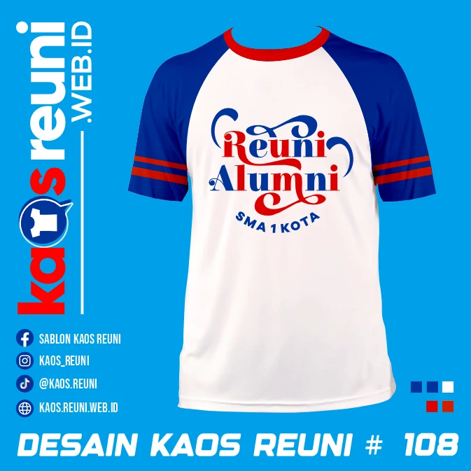 Desain Kaos Reuni Alumni Biru Putih Stripe (1)