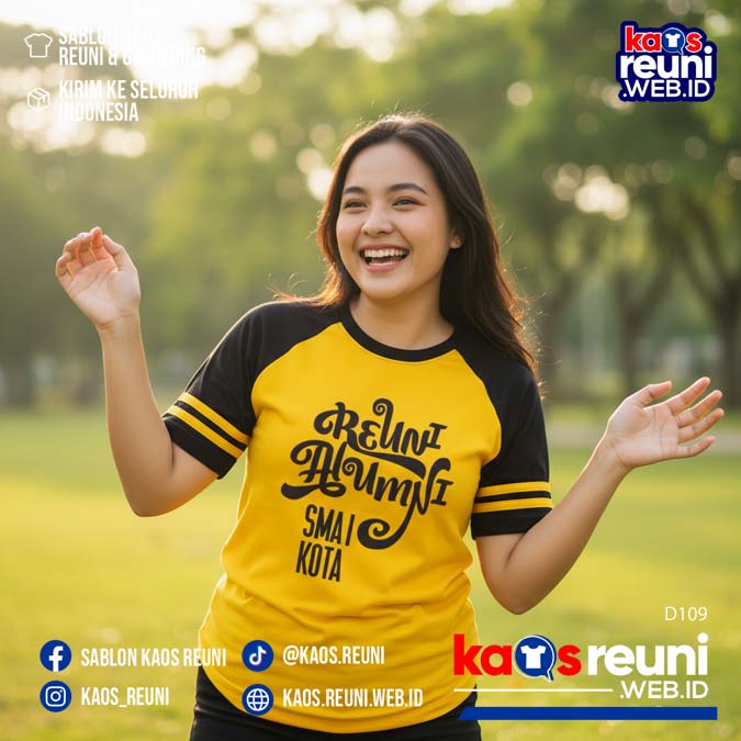 Desain Kaos Reuni Alumni Typography Kuning (2)