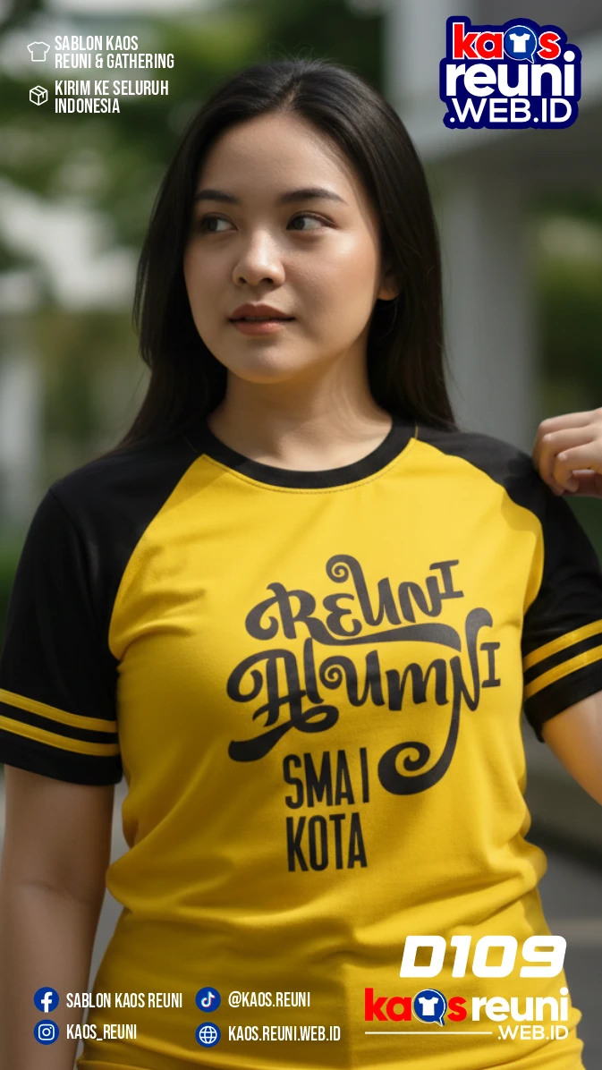Desain Kaos Reuni Alumni Typography Kuning (2)