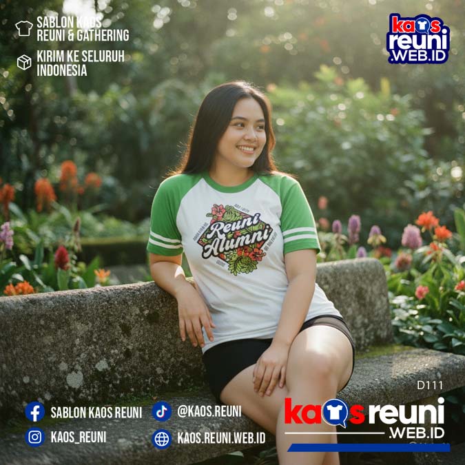 Desain Kaos Reuni Bunga (1)