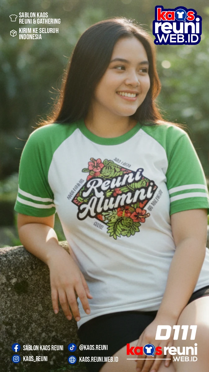 Desain Kaos Reuni Bunga (2)