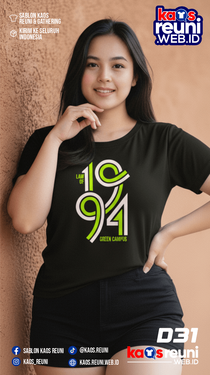 Codesign : 31 | Desain Kaos Reuni Green Campus 1994