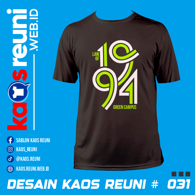 Desain Kaos Reuni Green Campus 1994 (444)