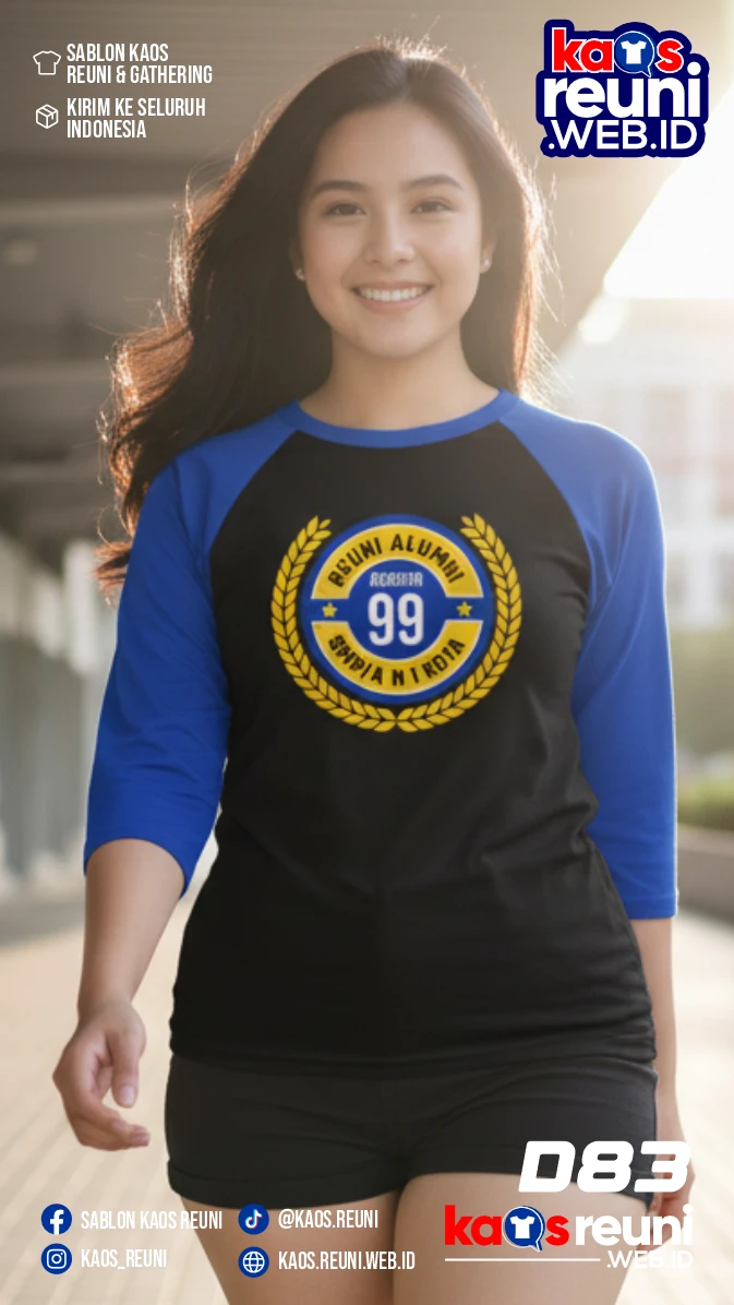 Desain Kaos Reuni Hitam Biru (4)