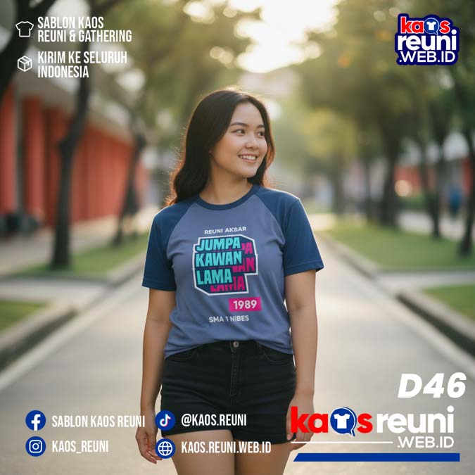 Desain Kaos Reuni Jumpa Kawan Lama (1)