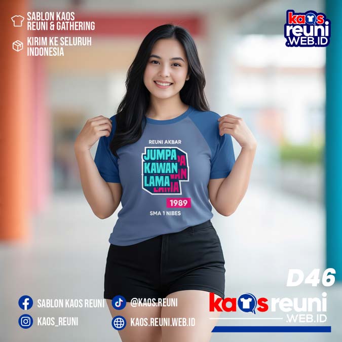 Desain Kaos Reuni Jumpa Kawan Lama (2)