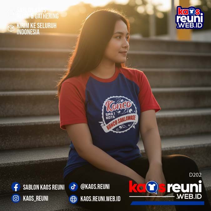 Desain Kaos Reuni Konco Saklawase (1)