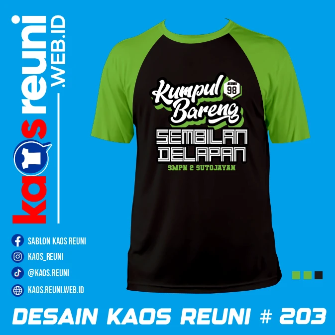 Desain Kaos Reuni Kumpul Bareng Angkatan 98 (1)