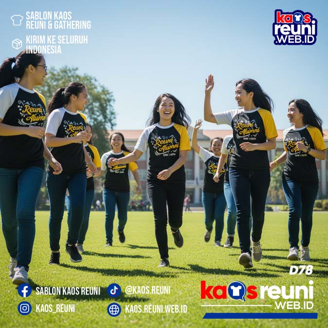 Desain Kaos Reuni Putih Kuning Hitam (18)