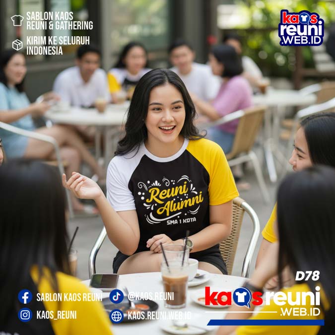 Desain Kaos Reuni Putih Kuning Hitam (23)