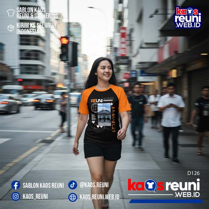Desain Kaos Reuni StreetWear Black Orange (14)