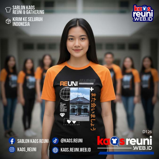 Desain Kaos Reuni StreetWear Black Orange (8)