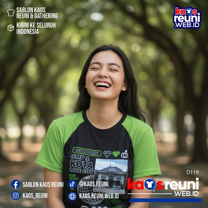 Desain Kaos Reuni StreetWear Green (3)