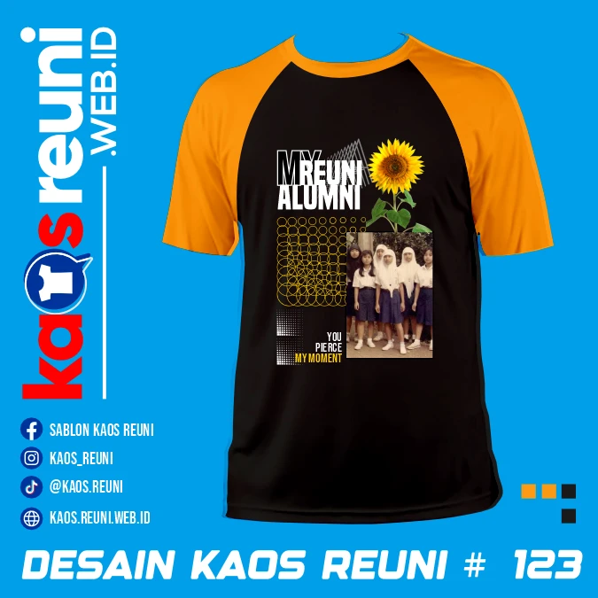 Desain Kaos Reuni StreetWear Orange (1)