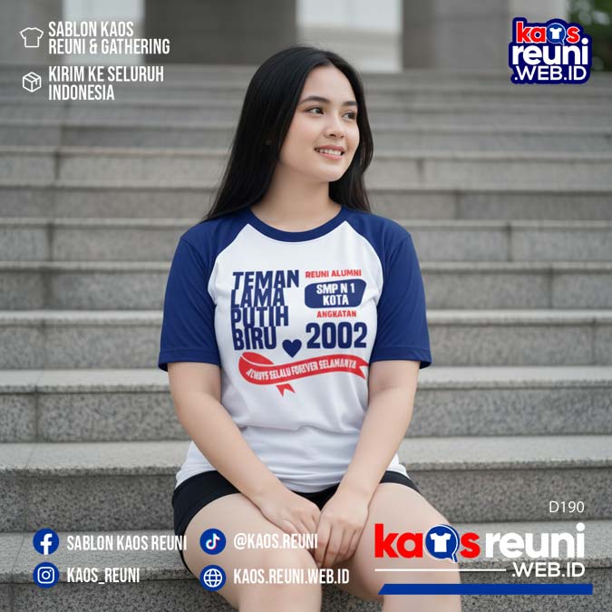 Desain Kaos Reuni Teman Lama Putih Biru (1)