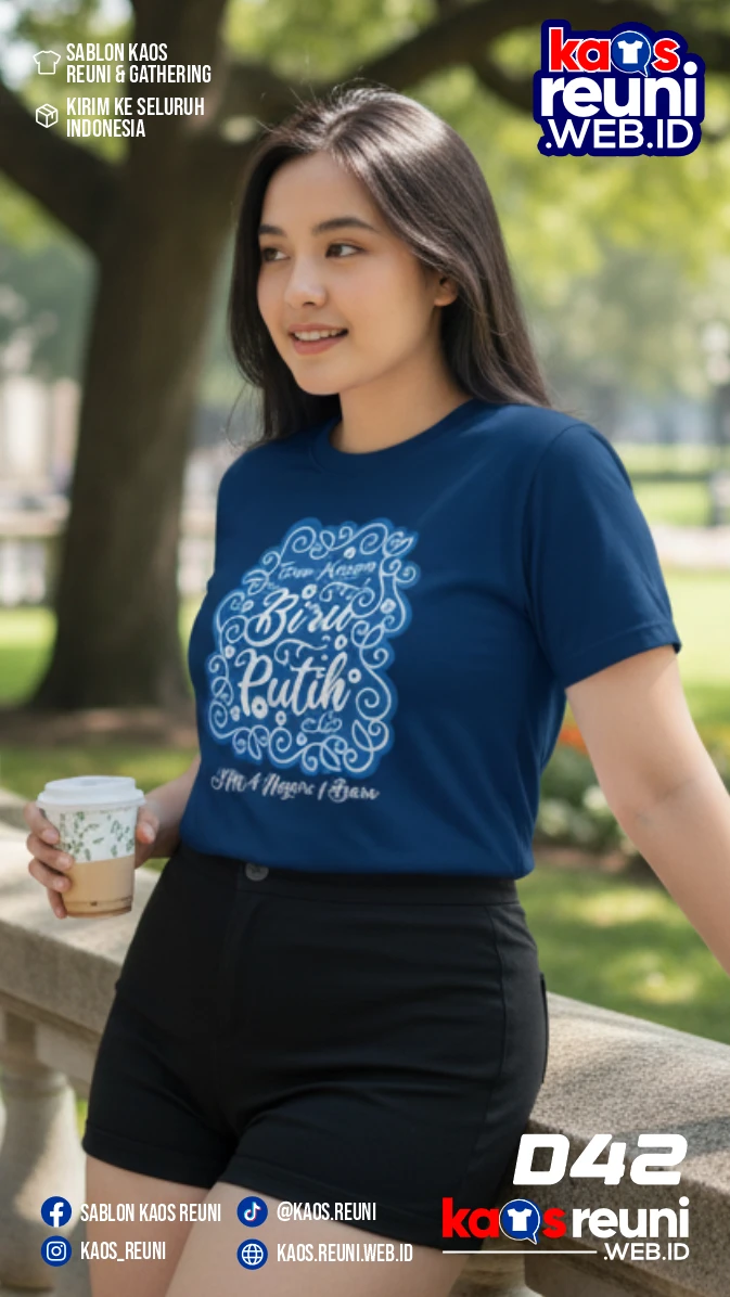 Codesign : 42 | Desain Kaos Reuni Temu Kangen Biru Putih