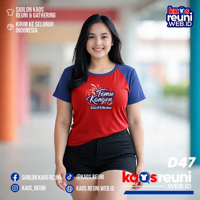 Desain Kaos Reuni Temu Kangen SMA 6 (1)