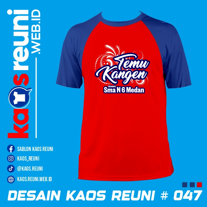 Desain Kaos Reuni Temu Kangen SMA 6 (1)