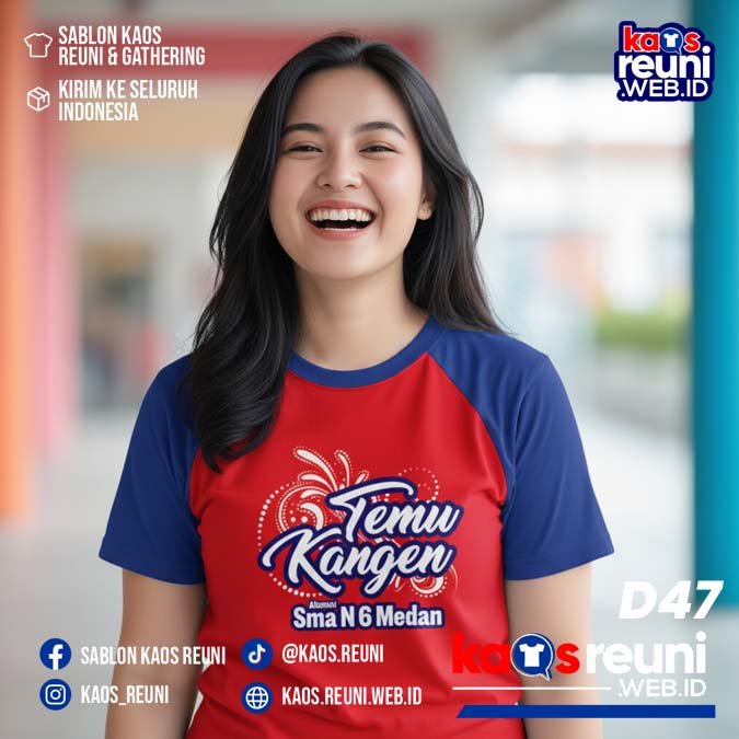 Desain Kaos Reuni Temu Kangen SMA 6 (2)