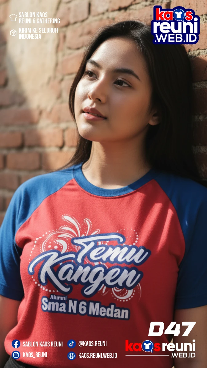 Desain Kaos Reuni Temu Kangen SMA 6 (2)