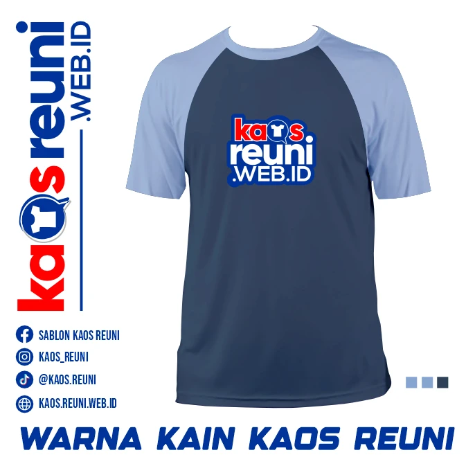 Light Navy   Biru Muda   Warna Kain Kaos Reuni Gathering (5)