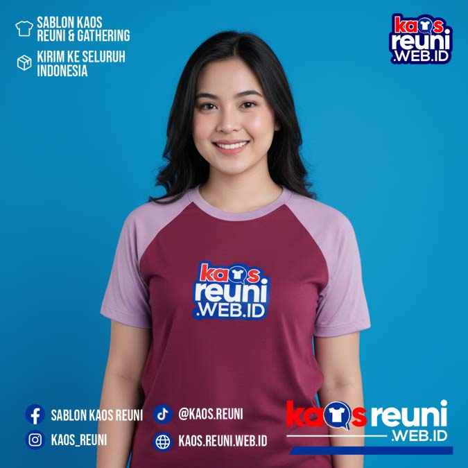 Magenta   Lilac   Warna Kain Kaos Reuni Gathering (1)