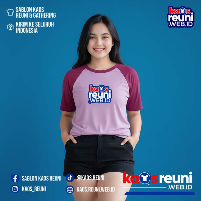 Magenta   Lilac   Warna Kain Kaos Reuni Gathering (17)