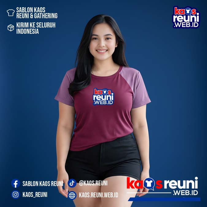 Magenta   Lilac   Warna Kain Kaos Reuni Gathering (21)