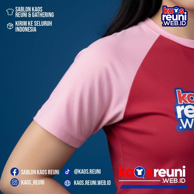 Merah Cabe   Pink   Kaos Raglan Reuni (14)