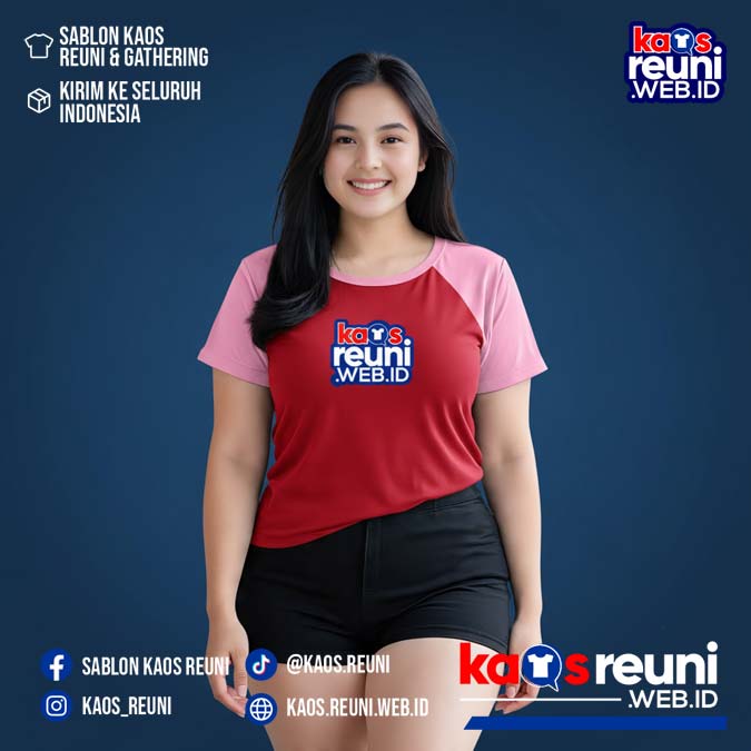 Merah Cabe   Pink   Kaos Raglan Reuni (27)