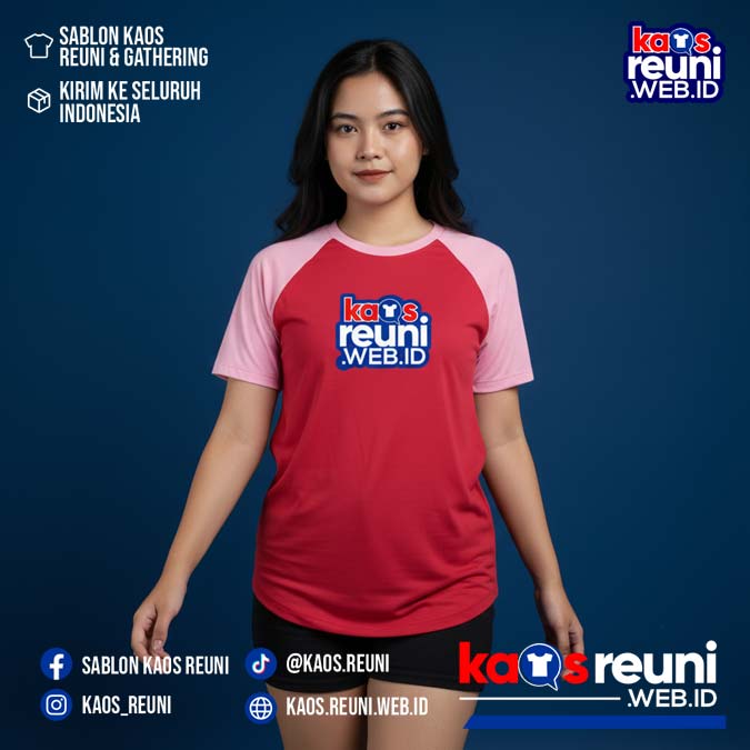 Merah Cabe   Pink   Kaos Raglan Reuni (5)