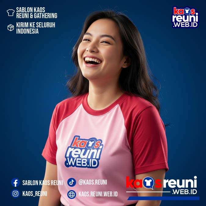 Merah Cabe   Pink   Kaos Raglan Reuni (7)