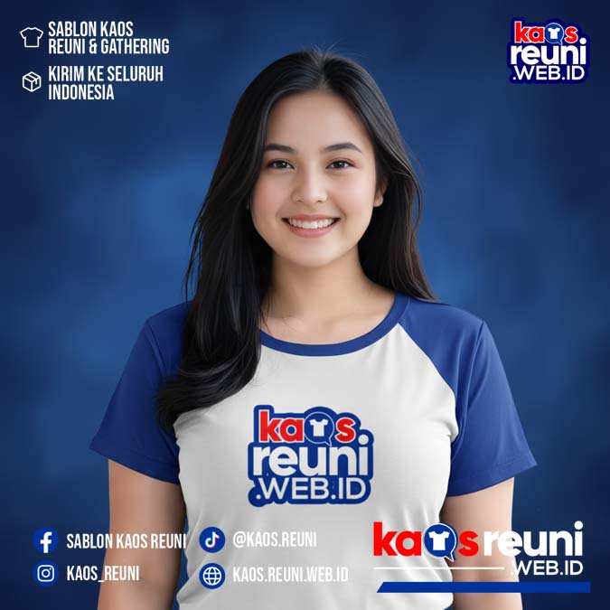 Putih   Merah Cabe   Benhur Special   Kaos Raglan Reuni (15)