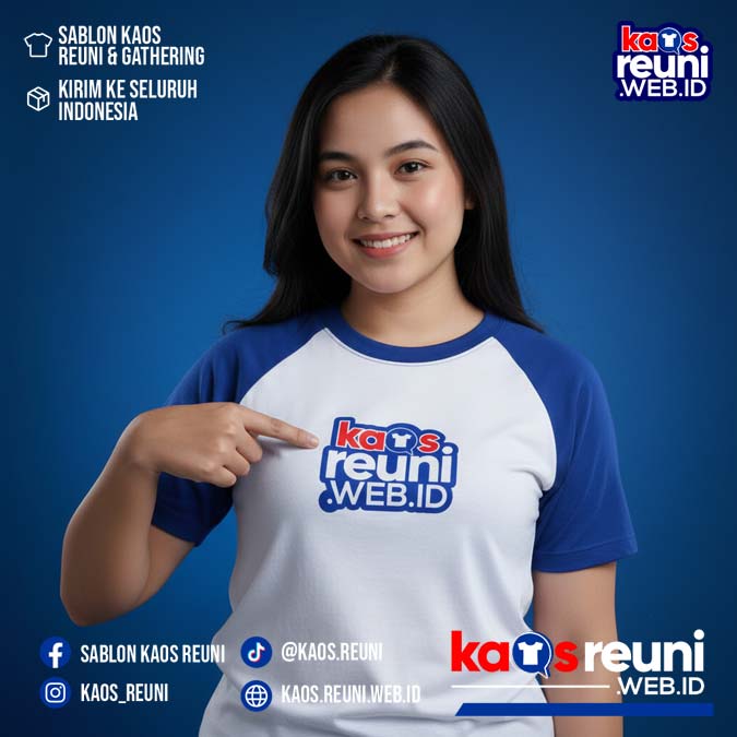 Putih   Merah Cabe   Benhur Special   Kaos Raglan Reuni (19)