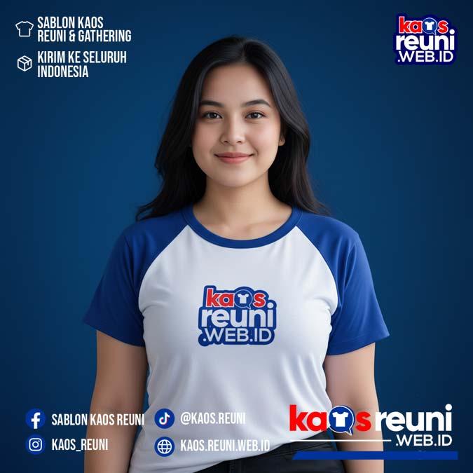 Putih   Merah Cabe   Benhur Special   Kaos Raglan Reuni (2)