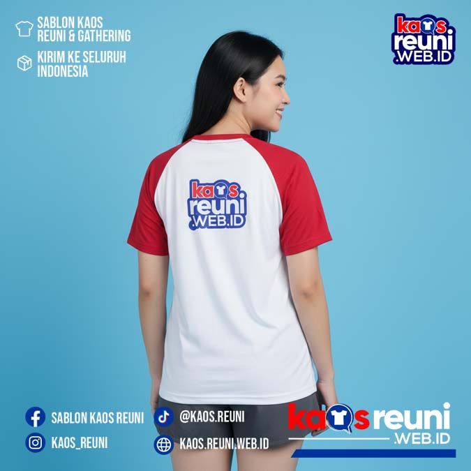 Putih   Merah Cabe   Benhur Special   Kaos Raglan Reuni (9)