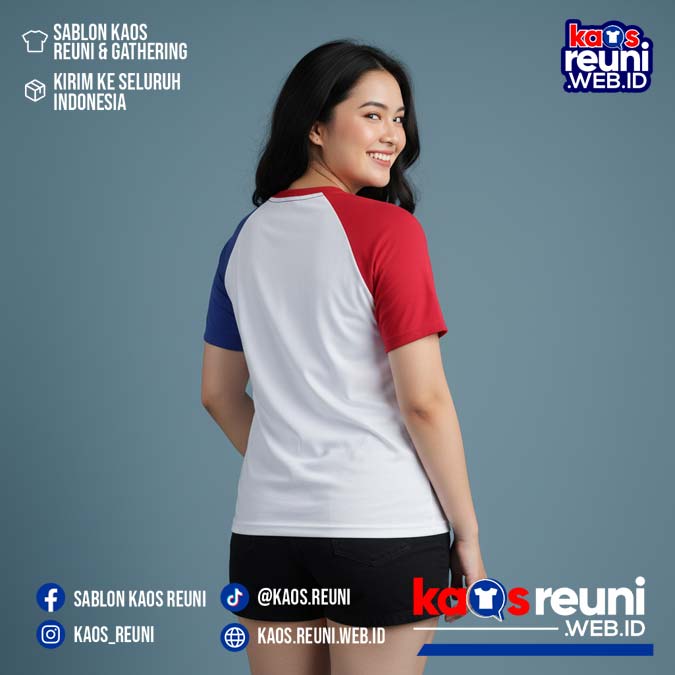 Putih   Merah Cabe   Benhur Special   Kaos Raglan Reuni Gathering (7)