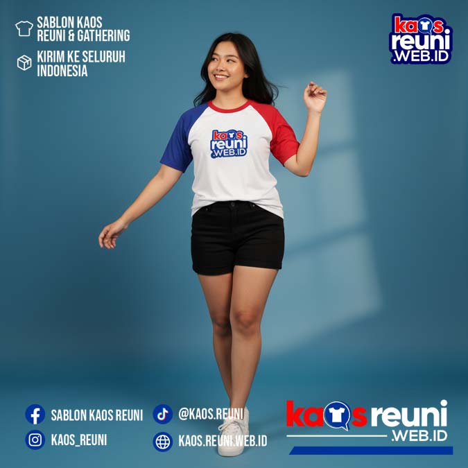 Putih   Merah Cabe   Benhur Special   Kaos Raglan Reuni Gathering (8)