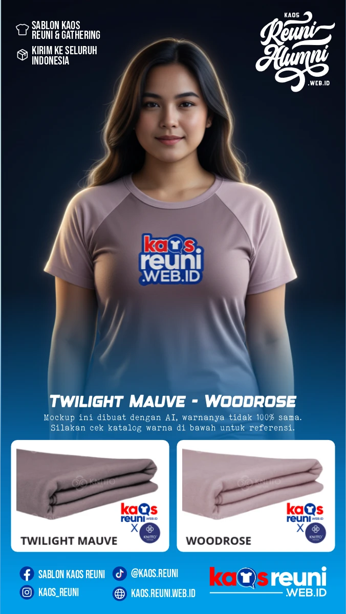 Twilight Mauve – Woodrose | Warna Kain Kaos Reuni Gathering