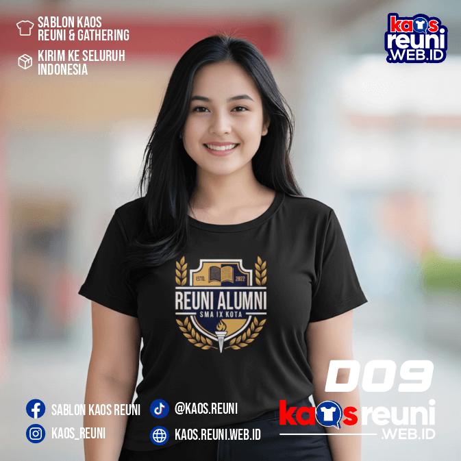 Desain Kaos Reuni Alumni IX