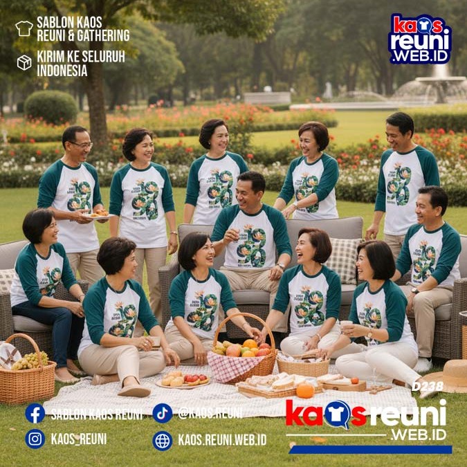Desain Kaos Reuni 1990 Raglan Hijau Putih (7)