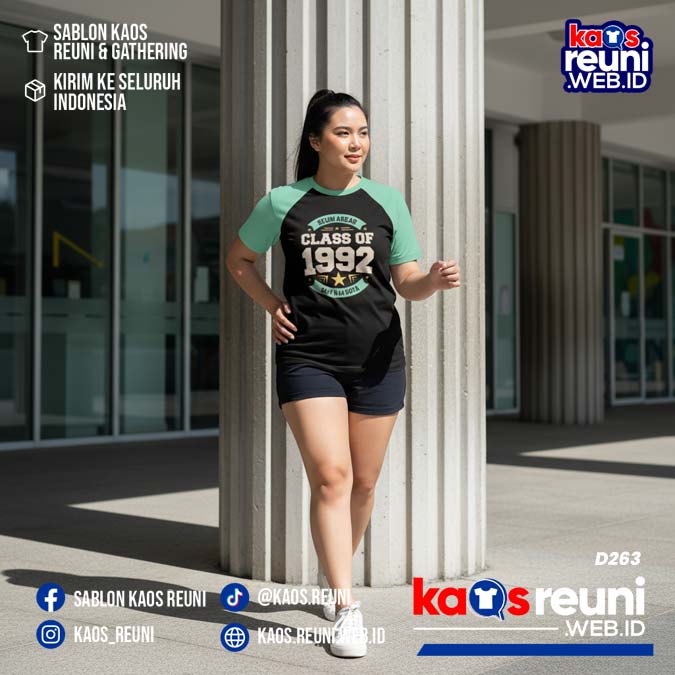 Desain Kaos Reuni 1992 Hijau Mint (10)